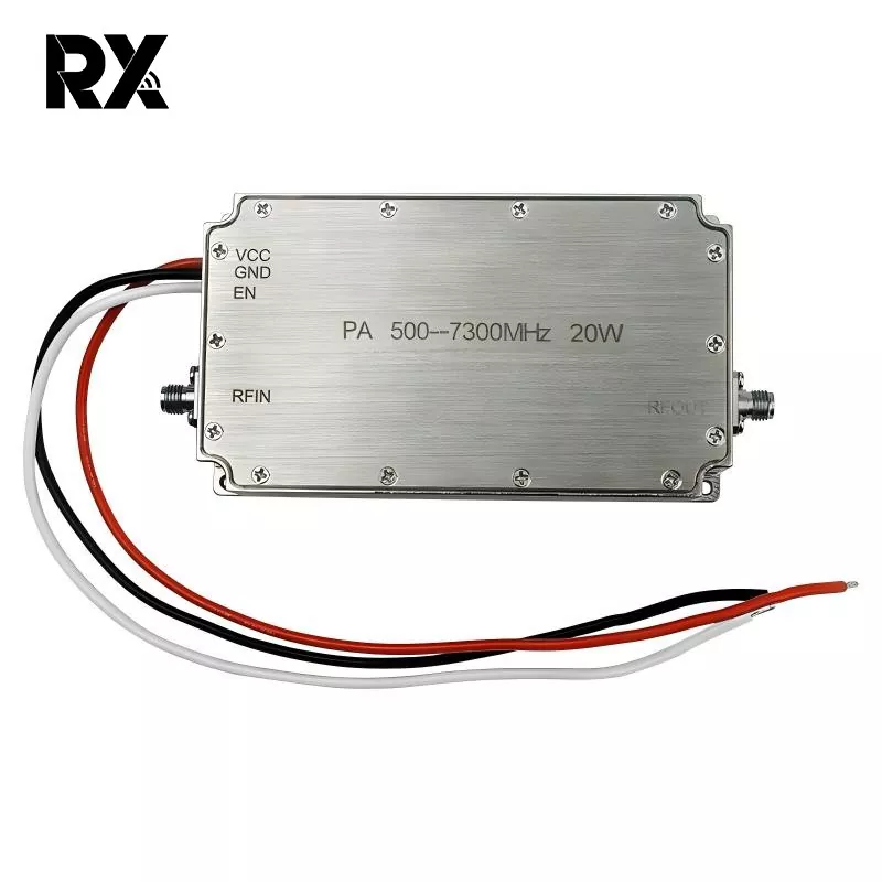 20W 500-7300MHz ultraširokopásmový výkonový zosilňovač