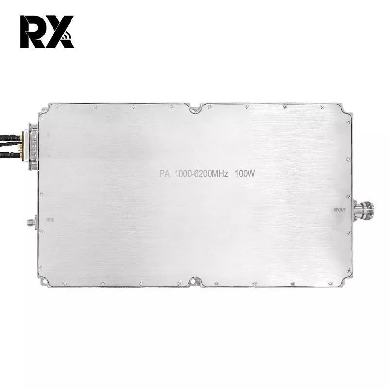 Ultra širokopásmový 1000-6000 MHz vysokovýkonný 100 W výkonový zosilňovač